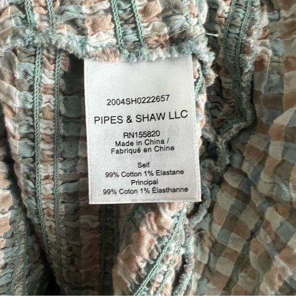 Veronica Beard CiCi Smocked Seersucker Mini Dress Gingham in Excellent Condition - Picture 4 of 5